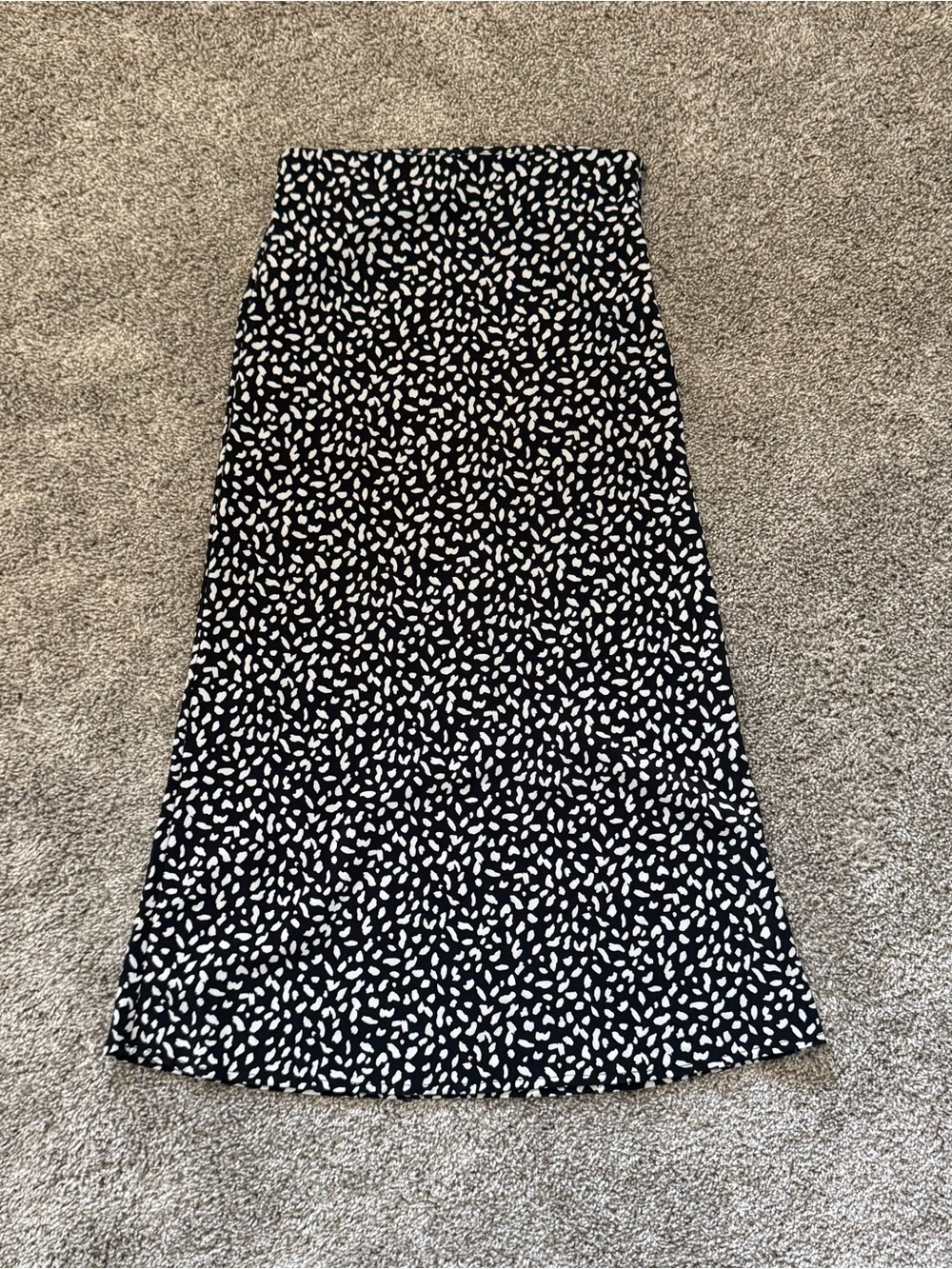 Polka Dot Midi Skirt
